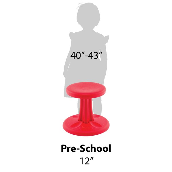 Kore Design Pre-School Wobble Chair 12in Red - 121