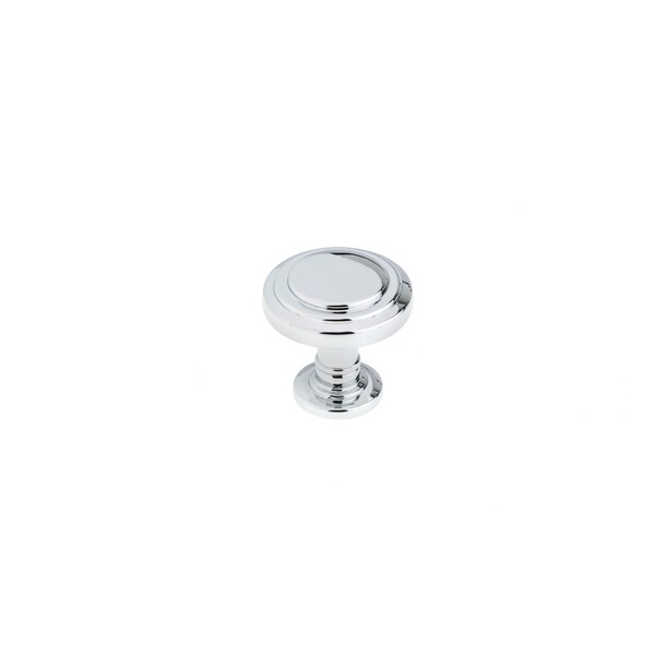 Richelieu 1 5/16 in (33 mm) Chrome Traditional Cabinet Knob - BP881833140