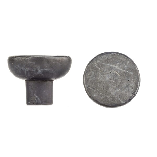 Richelieu 1 3/8 in (34.9 mm) Dark Bronze Traditional Cabinet Knob - COKN138C2DKB