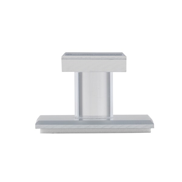 Richelieu 1 25/32"x1 25/32"(45mm x 45mm) Transparent/Clear, Mirror Effect Contemporary Acrylic Cabinet Knob - BP50011