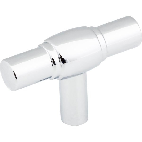 Jeffrey Alexander 2" Polished Chrome Hayworth Cabinet "T" Knob - 885L-PC