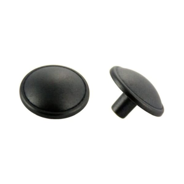 Crown 1-1/4" Cabinet Knob Antique Black Finish - CHK7141BLAE