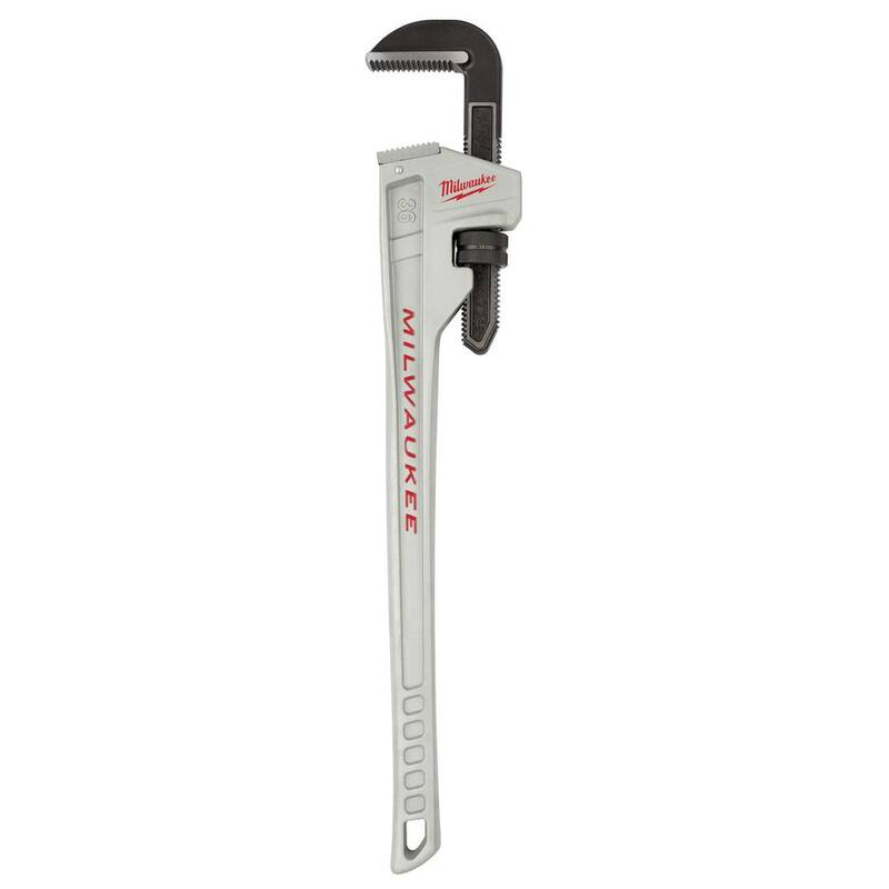 Llave para tubos de aluminio de 36 pulgadas y llave para tubos de aluminio de 24 pulgadas de Milwaukee - 48-22-7236-48-22-7224