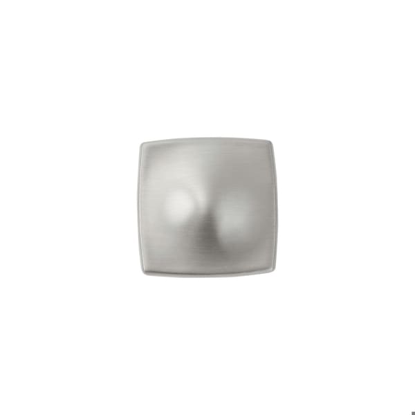 Hickory Hardware Dover Collection Knob 1-1/4 Inch Square Satin Nickel Finish - H078769SN
