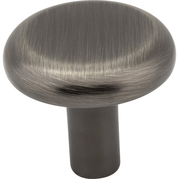 Elements By Hardware Resources 1-1/4" Diameter Brushed Pewter Round Seaver Cabinet Knob - 511BNBDL