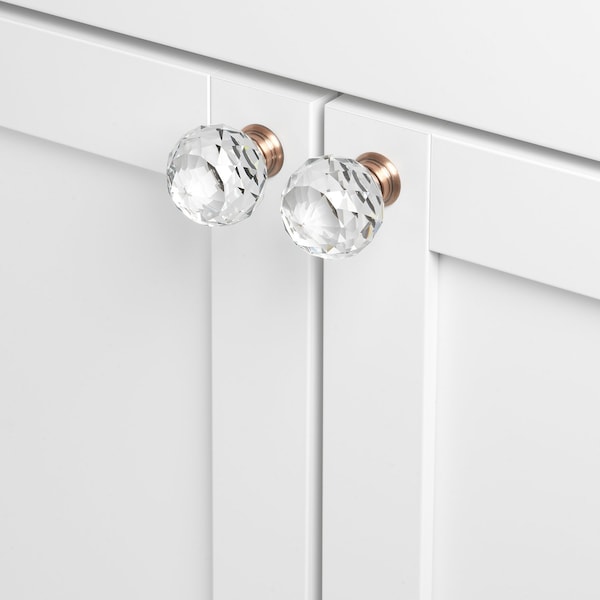 Gliderite Hardware 1-5/8 in. Crystal Cabinet Knob -, 5PK - 9003-ORB-40-5