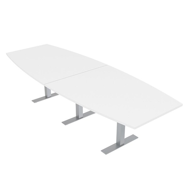 Skutchi Designs 45 in W, 120 in L, 29 in H, Engineered Wood Top, White - HAR-BOT-46X119-T-XD09