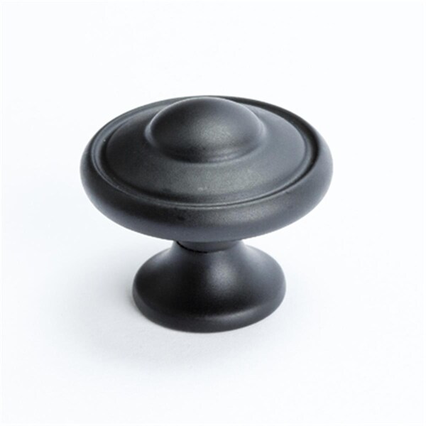 Hd Berenson 1.18 in. Knob Euro Traditions- Matt Black - BE2927 155