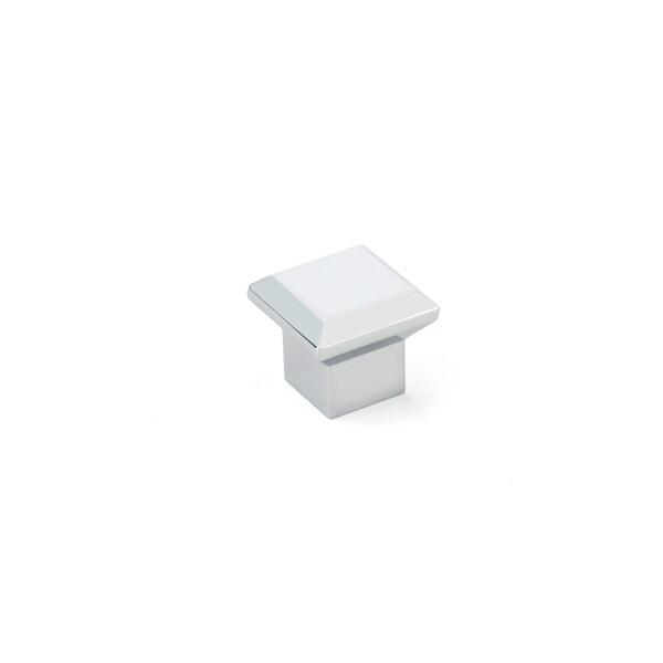 Richelieu 1 11/32 in (34 mm) x 1 11/32 in (34 mm) Chrome Transitional Cabinet Knob - BP8323533140