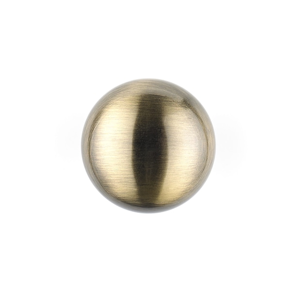 Richelieu 1 1/4 in (32 mm) Antique English Traditional Brass, Hollow Metal Cabinet Knob - BP4923AE
