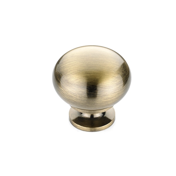 Richelieu 1 1/4 in (32 mm) Antique English Traditional Brass, Hollow Metal Cabinet Knob - BP4923AE