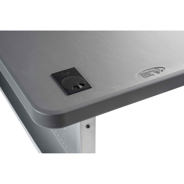 National Public Seating Rectangle Seminar/Training Table, 24" W, 72" L, 29.5" H, Lightweight HDPE Blow Molded Plastic Top - BPFT-2472-20