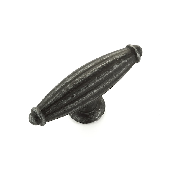 Richelieu 2 9/16 in (65 mm) x 25/32 in (20 mm) Natural Iron Traditional Cabinet Knob - BP8061865908