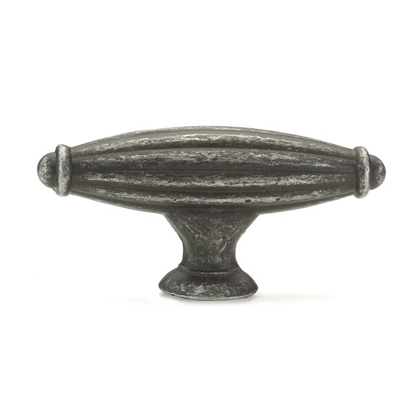 Richelieu 2 9/16 in (65 mm) x 25/32 in (20 mm) Natural Iron Traditional Cabinet Knob - BP8061865908
