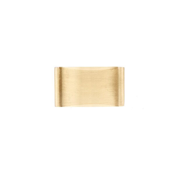 Richelieu 1 3/8 in (35 mm) x 25/32 in (20 mm) Satin Brass Traditional Cabinet Knob - BP260637160