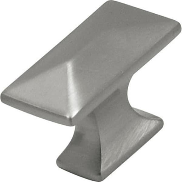 Hd Belwith Keeler Bungalow 1.25 in. Rectangle Cabinet Knob- Satin Nickel - BWP2150 SN