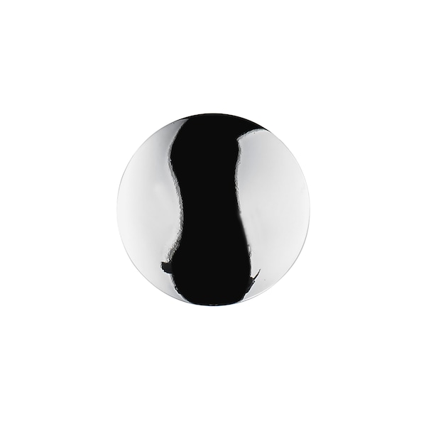 Richelieu 7/8 in (22 mm) Chrome Contemporary Metal Cabinet Knob - BP842140
