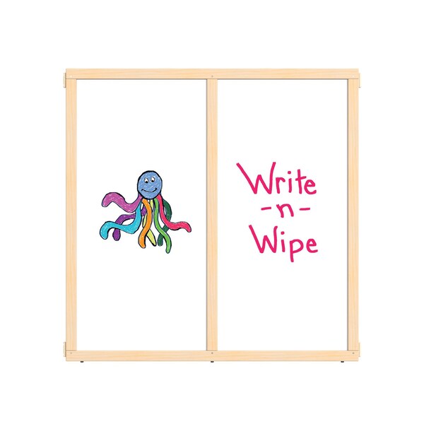 Jonti-Craft KYDZ Suite Panel, S-height, 48 in. Wide, Write-n-Wipe - 1514JCSWW