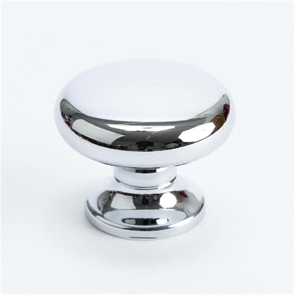 Hd Berenson 1.18 in. Knob- Euro Retro Polished Chrome - BE7012 126