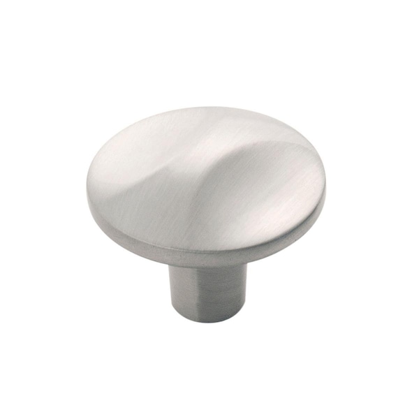 Belwith Products 1.25 in. Crest Cabinet Knob, Satin Nickel - BWH076128 SN