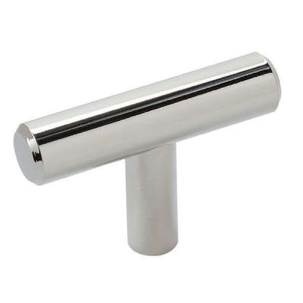 Gardencare 50 mm T Knob; Polished Nickel - GA1075064