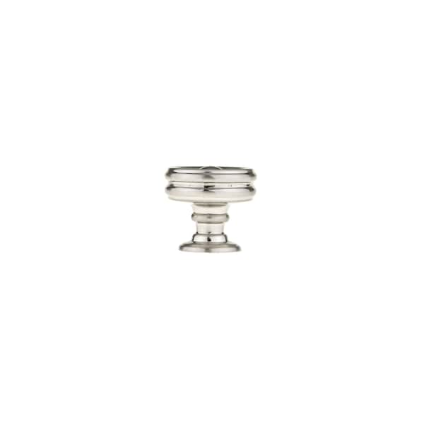 Richelieu 1 3/8 in (35 mm) Brushed Nickel Contemporary Metal Cabinet Knob - BP872535195