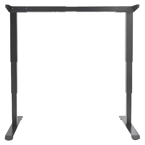 Alera Rectangle Table Base, 48" to 72" W, 24" to 36" L, 25" to 50.7" H - HT3SAB