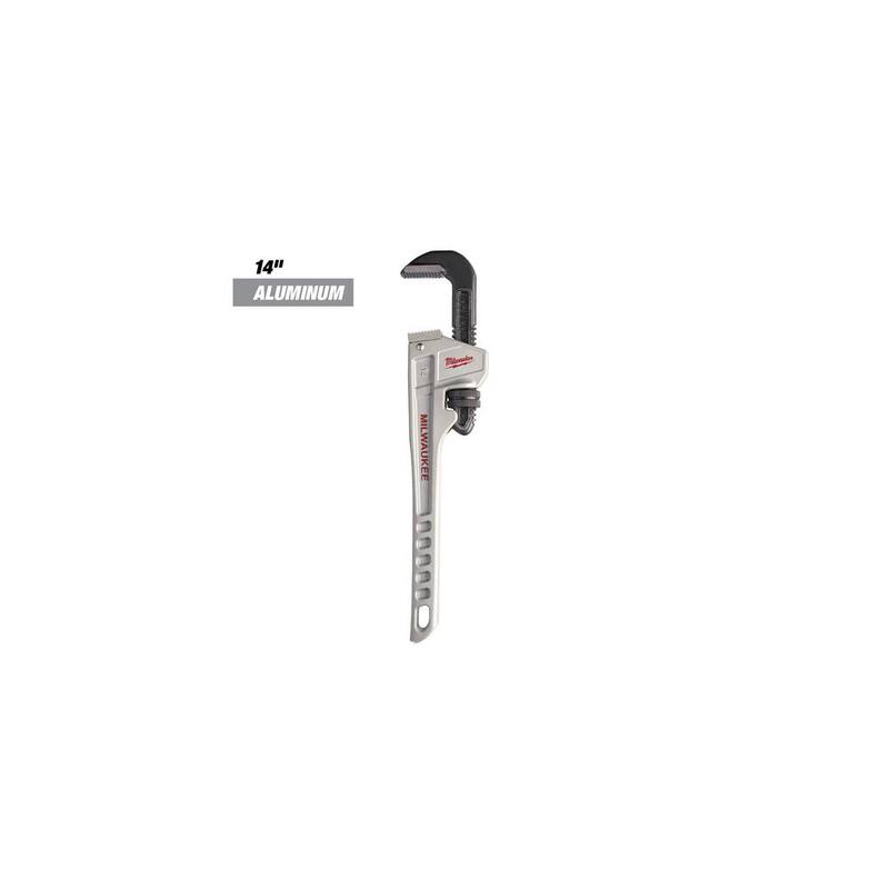 Juego de llaves de tubo de aluminio de 14 y 24 pulgadas de Milwaukee (2 herramientas) - 48-22-7214-48-22-7224
