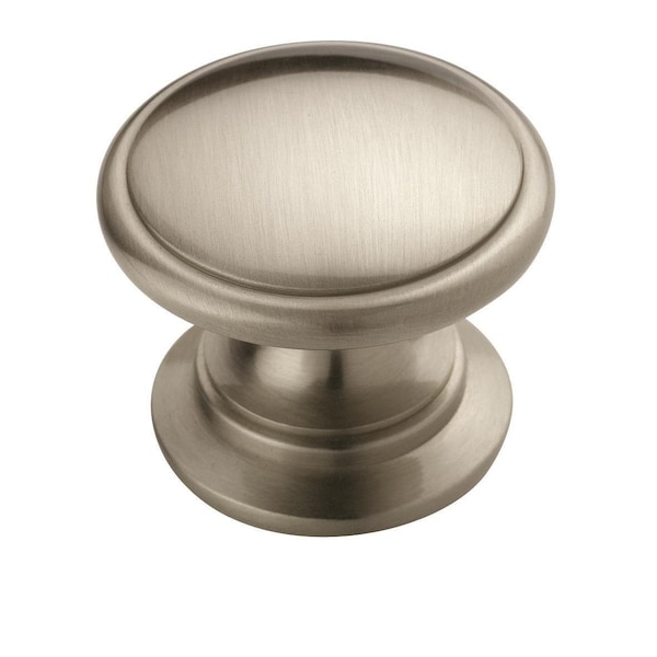 Amerock Ravino 1-1/4 in 32 mm Diameter Satin Nickel Cabinet Knob - BP53012G10
