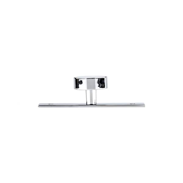 Richelieu 1 9/16 in (40 mm) Chrome Contemporary Cabinet Knob and Backplate - BP229540140