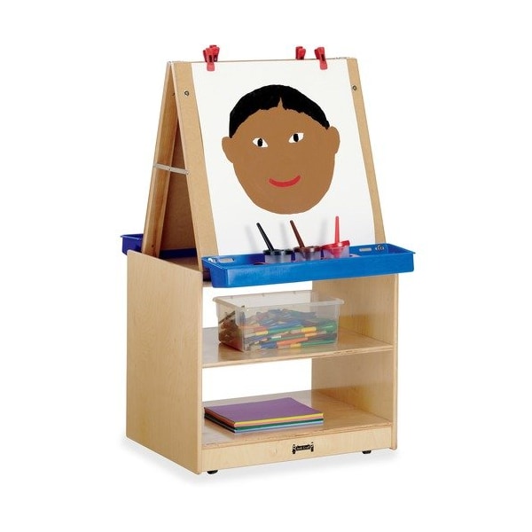 Jonti-Craft JontiCraft 0289JC, TWO STATION ART CENTER, 25.5W X 20D X 45H, BIRCH - JNT0289JC