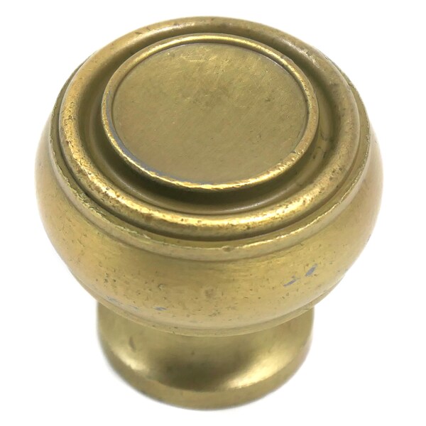Mng 1 1/4" Knob, Balance, Champange Brass - 85010