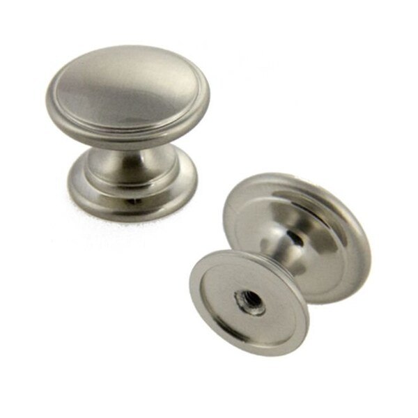 Crown 1-1/4" Cabinet Knob Satin Nickel Finish - CHK80980SN