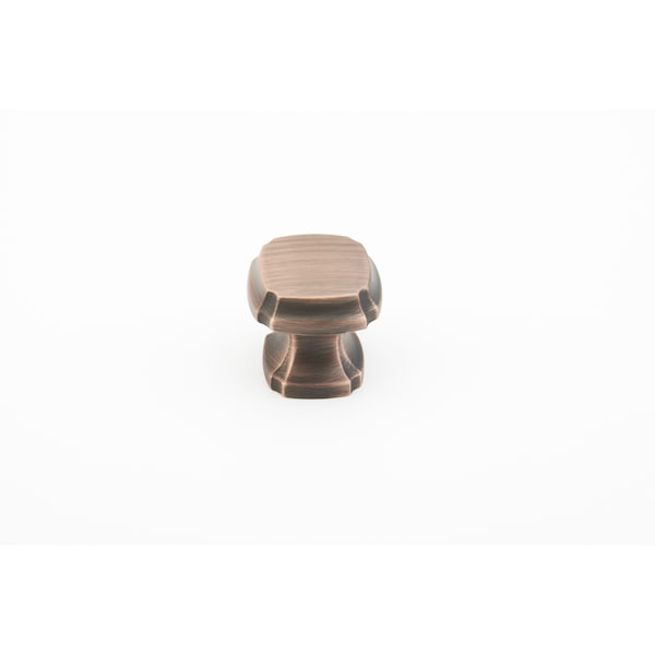 Schaub 1-3/8in Empire Square Cabinet Knob Empire Bronze Finish - 882-EBZ