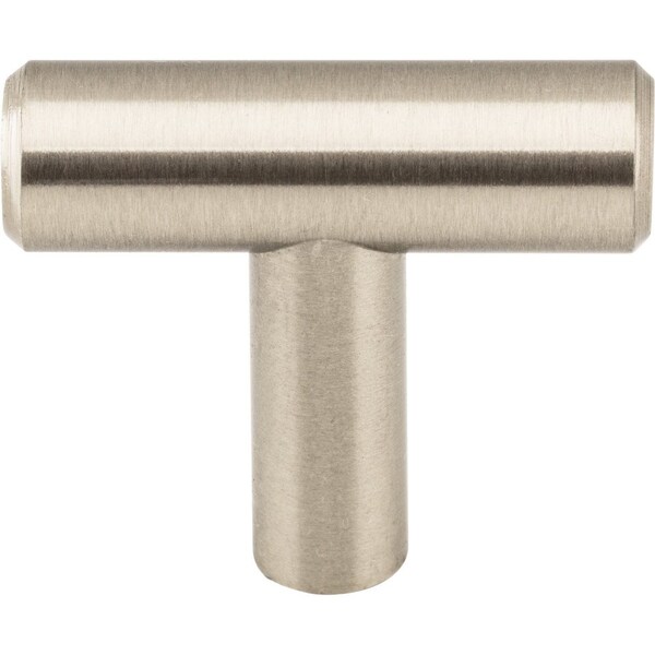Elements By Hardware Resources 30-Pack of the 1-9/16" Overall Length Satin Nickel Naples Cabinet "T" Knob - 40SN-30