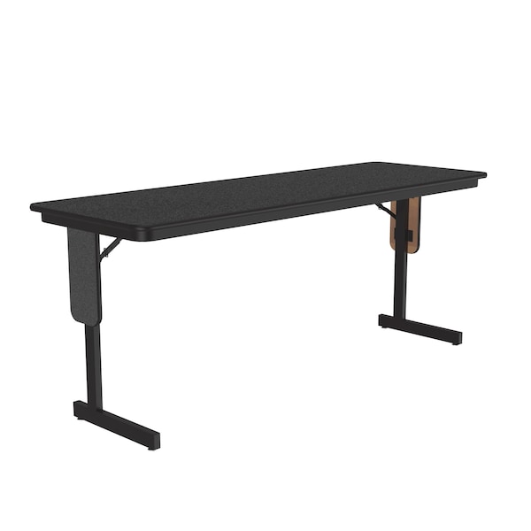 Correll Rectangle Panel Leg Folding Seminar Training Table, 24" W, 72" L, 29" H, High Pressure Laminate Top - SP2472PX-07