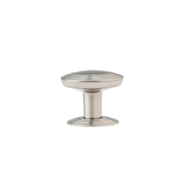 Richelieu 1 9/16 in (40 mm) Brushed Nickel Transitional Cabinet Knob - BP707040195