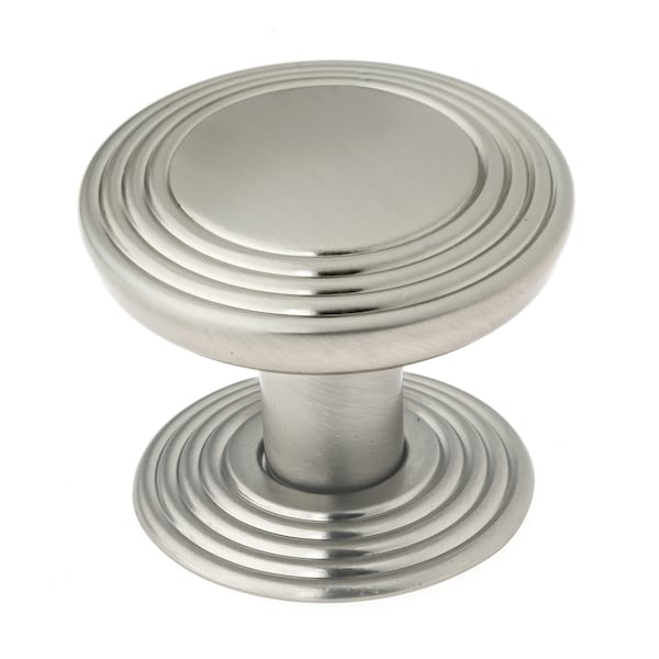 Richelieu 1 9/16 in (40 mm) Brushed Nickel Transitional Cabinet Knob - BP707040195