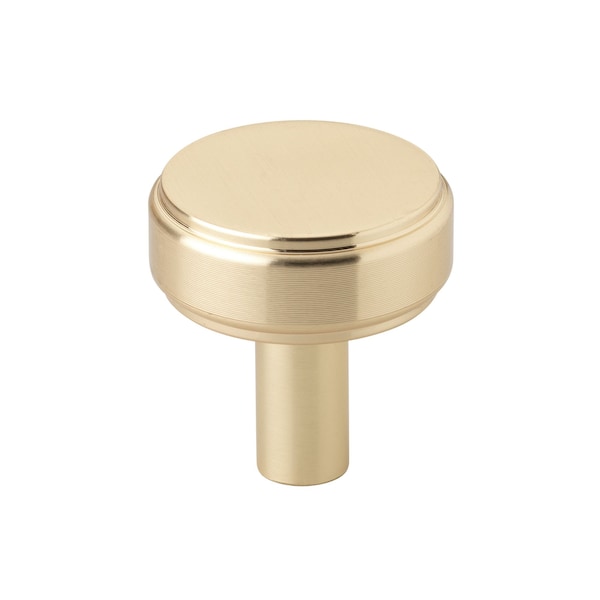 Gliderite Hardware 1-1/2 in. Solid Round Knurled Cabinet Knob - 5827-CHPG, 25PK - 5827-CHPG-25