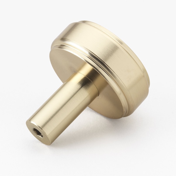 Gliderite Hardware 1-1/2 in. Solid Round Knurled Cabinet Knob - 5827-CHPG, 25PK - 5827-CHPG-25