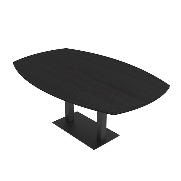 Skutchi Designs Arc Boat 45 in W, 84 in L, Black - HAR-ABOT-48X84-DOU.BK-U999ST19