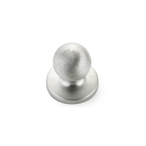 Richelieu 1 1/4 in (31 mm) Brushed Chrome Functional Metal Cabinet Knob - BP3922175