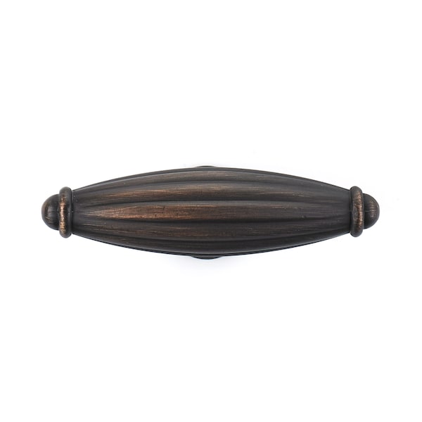 Richelieu 2 9/16 in. X 25/32 in. (65 mm x 20 mm) Brushed Oil-Rubbed Bronze Traditional Metal Cabinet Knob - BP8061865BORB