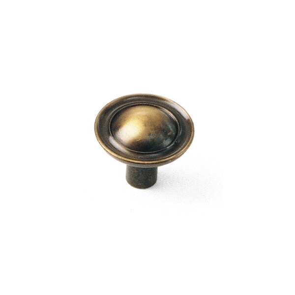 Laurey 1" Classic Traditions Ambassador Knob, Antique Brass - 75505
