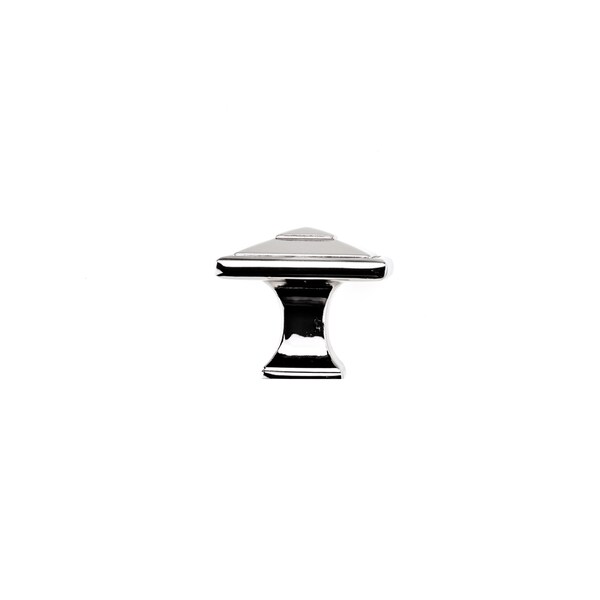 Richelieu 1 1/2 in (38 mm)  x 1 1/2 in (38 mm) Polished Nickel Transitional Cabinet Knob - 68893838180