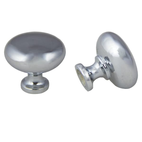 Pride Industrial 1-1/4in St. Louis Cabinet Knob Polished Chrome Finish - K81361PC