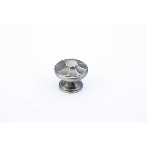 Schaub 1-3/8in Empire Cabinet Knob Antique Nickel Finish - 876-AN