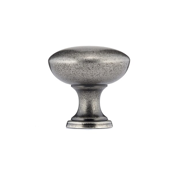 Richelieu 1 3/16 in (30 mm) Pewter Traditional Metal Cabinet Knob - BP2391230142