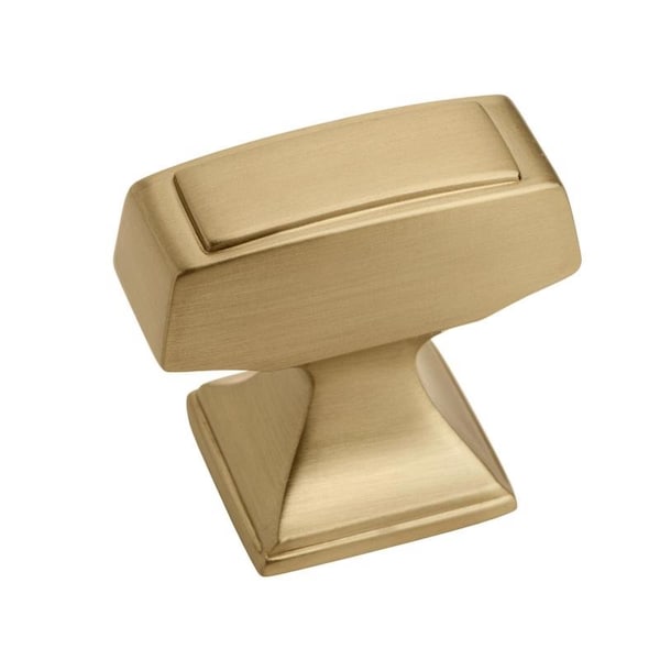 Amerock Amerock Mulholland Traditional Rectangle Cabinet Knob 1-3/16 in. Champagne Bronze 1 pk - BP53029CZ