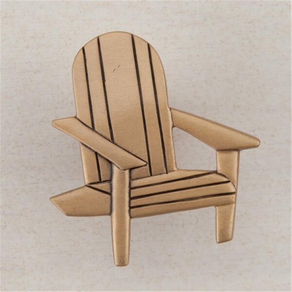 Acorn Mfg Artisan Collection Beach Chair Knob, Museum Gold - DPJGP